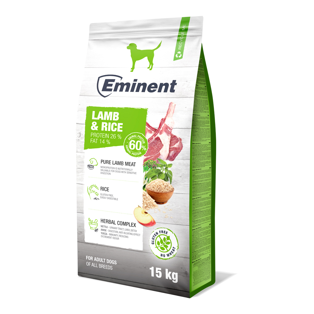 EMINENT lamb+rice 15kg                                                                                                                                                                                                                                         