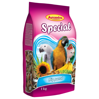 Veľký papagáj špecial 1kg (5ks/bal)                                                                                                                                                                                                                         