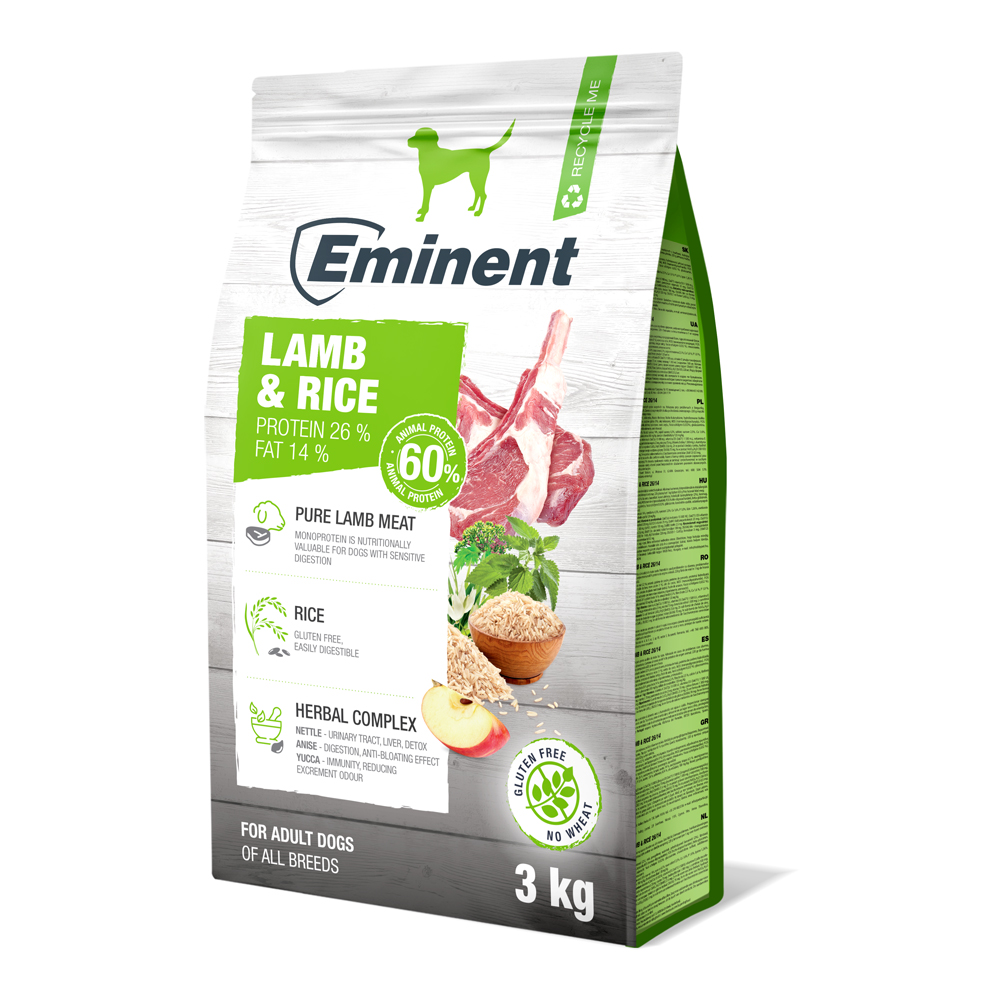 EMINENT lamb+rice 3kg                                                                                                                                                                                                                                          
