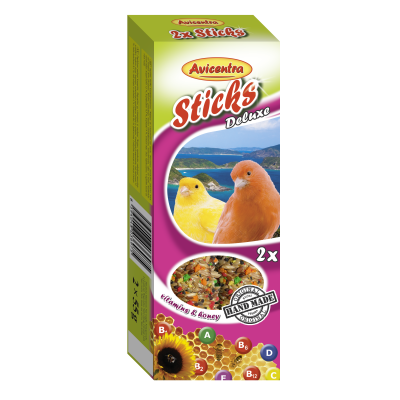 Tyčinka kanárik vitamín+med 2ks                                                                                                                                                                                                                              