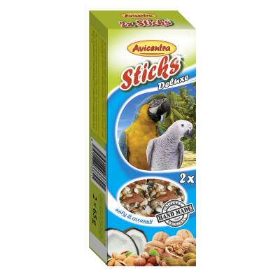 Tyčinka veľký papagáj orech + kokos 2ks                                                                                                                                                                                                                     