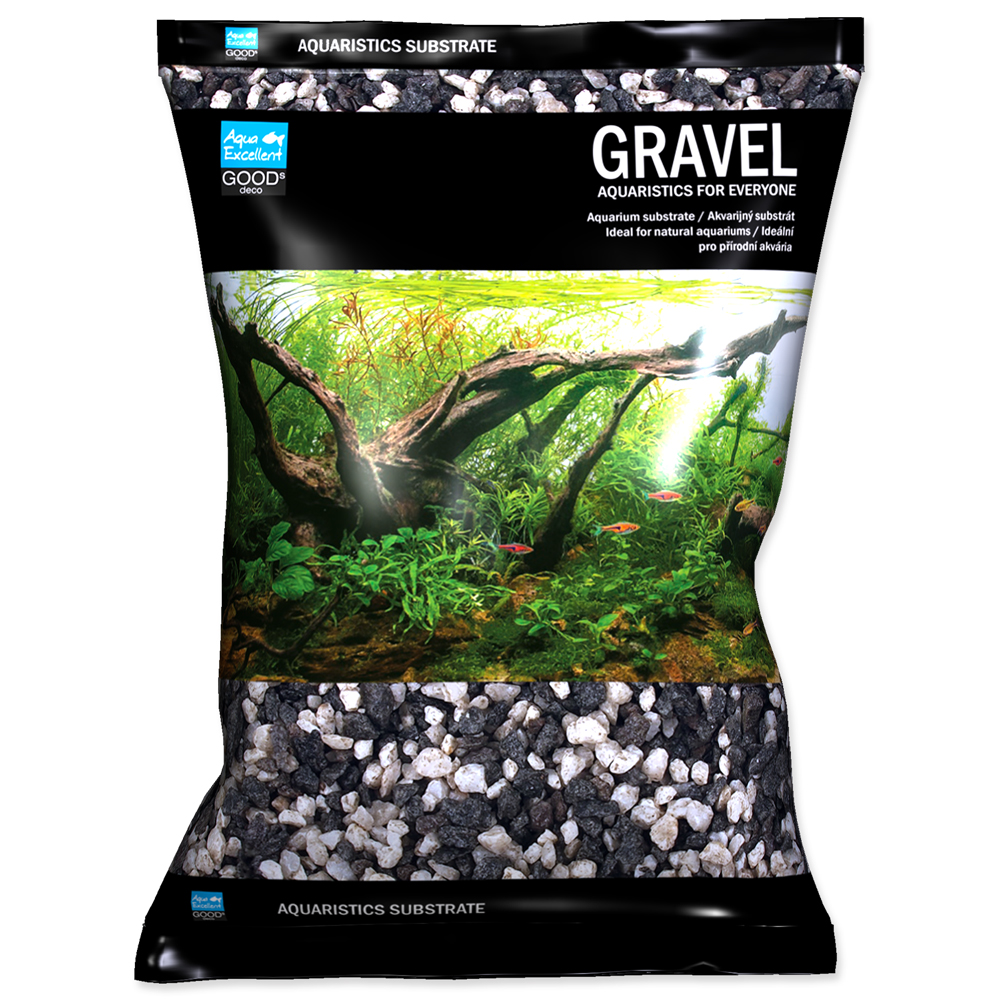 Drť čierno biela 4-8mnm 3kg                                                                                                                                                                                                                                   