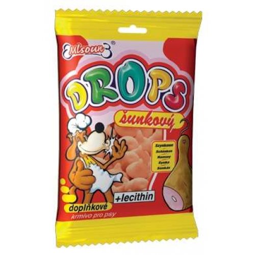 Drops pes šunkový 75g (12ks/karton)                                                                                                                                                                                                                           