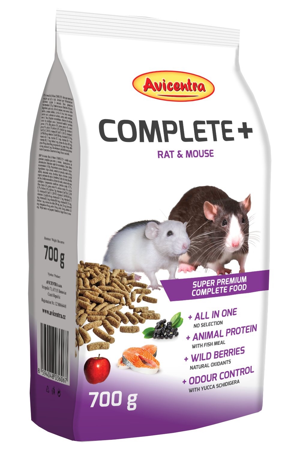 Malý hlodavec COMPLETE+ 700g (5ks/bal) A                                                                                                                                                                                                                       