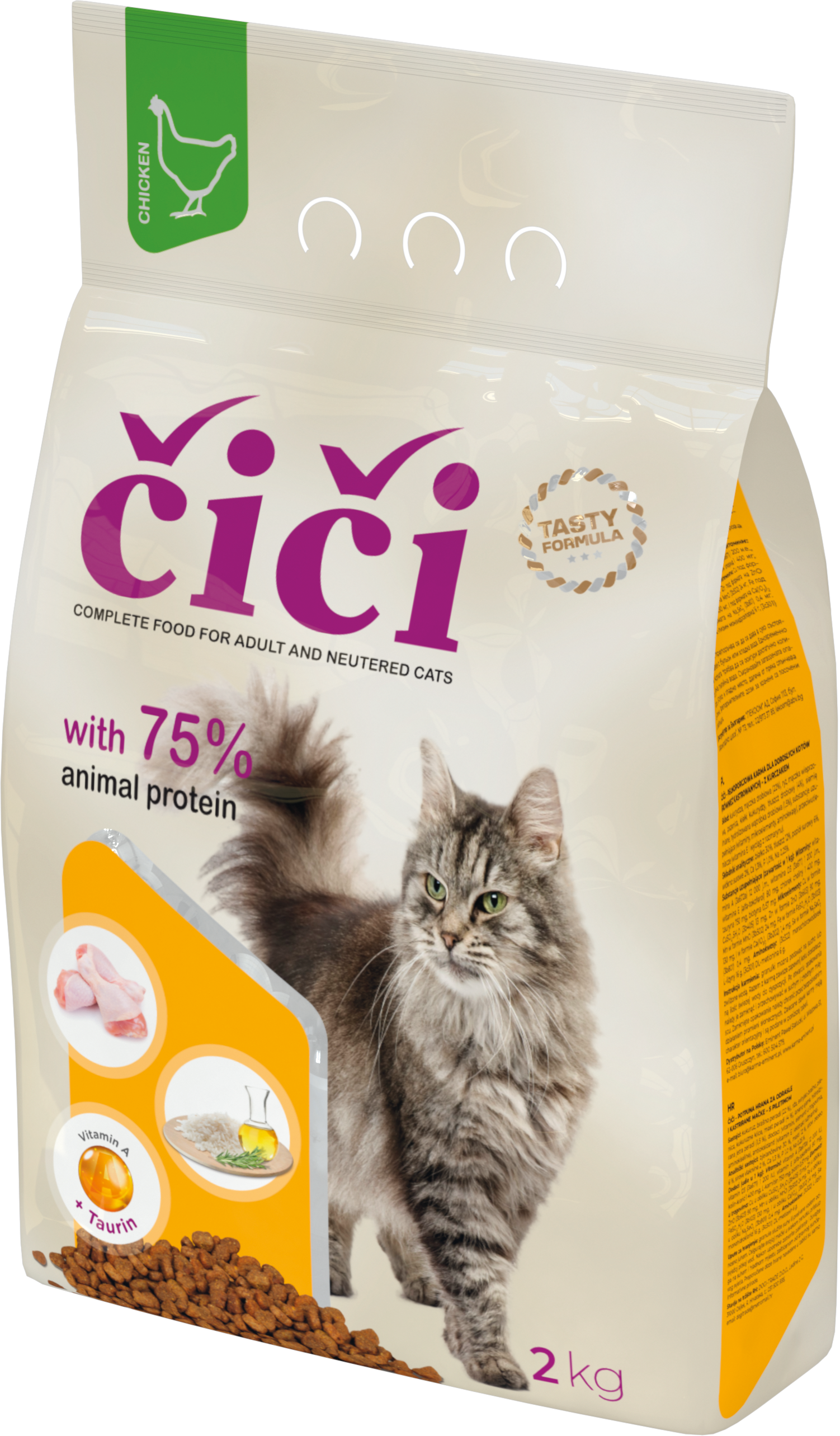 Čiči mačky kura 2kg                                                                                                                                                                                                                                          