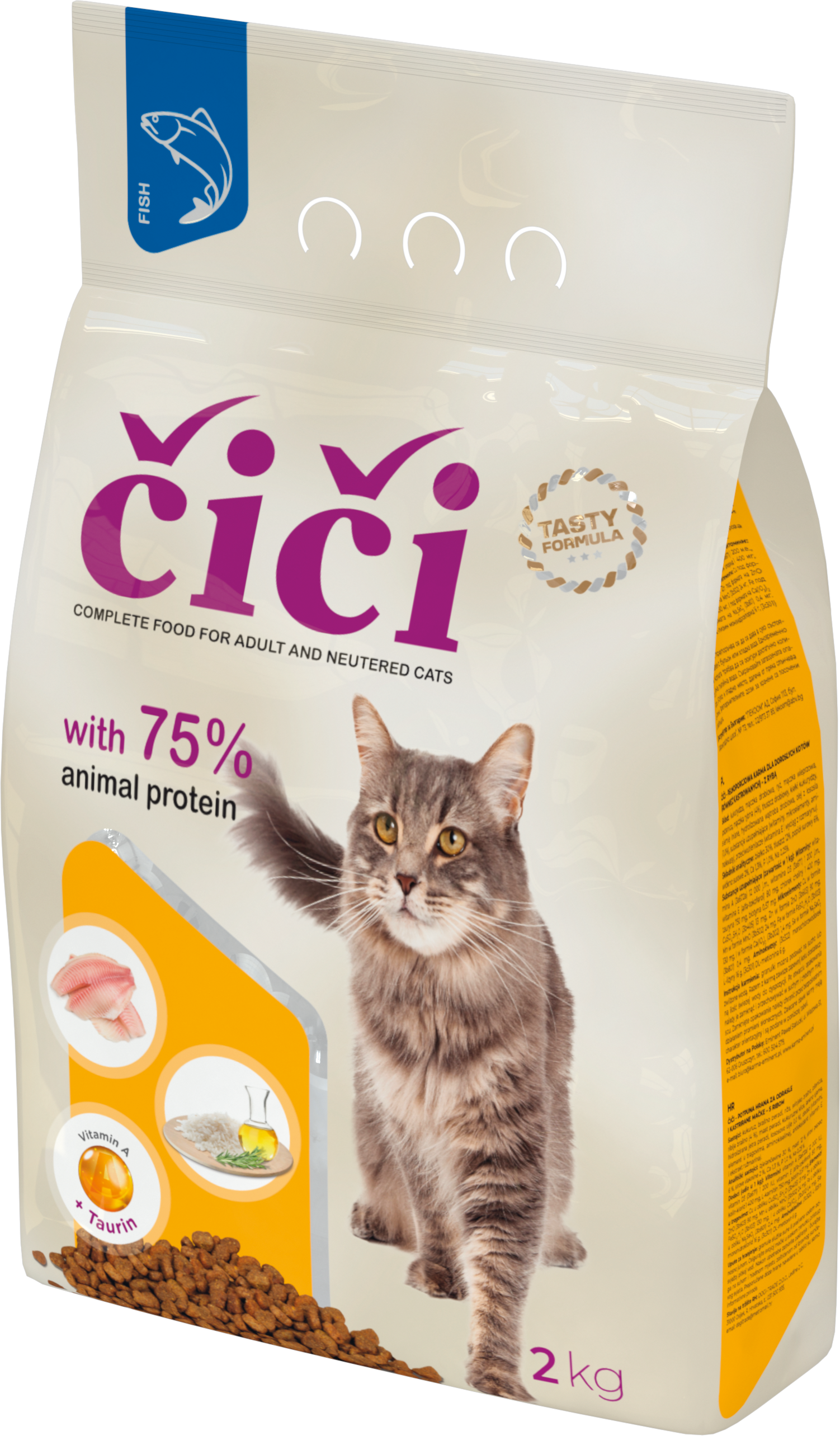 Čiči mačky ryba 2kg                                                                                                                                                                                                                                          