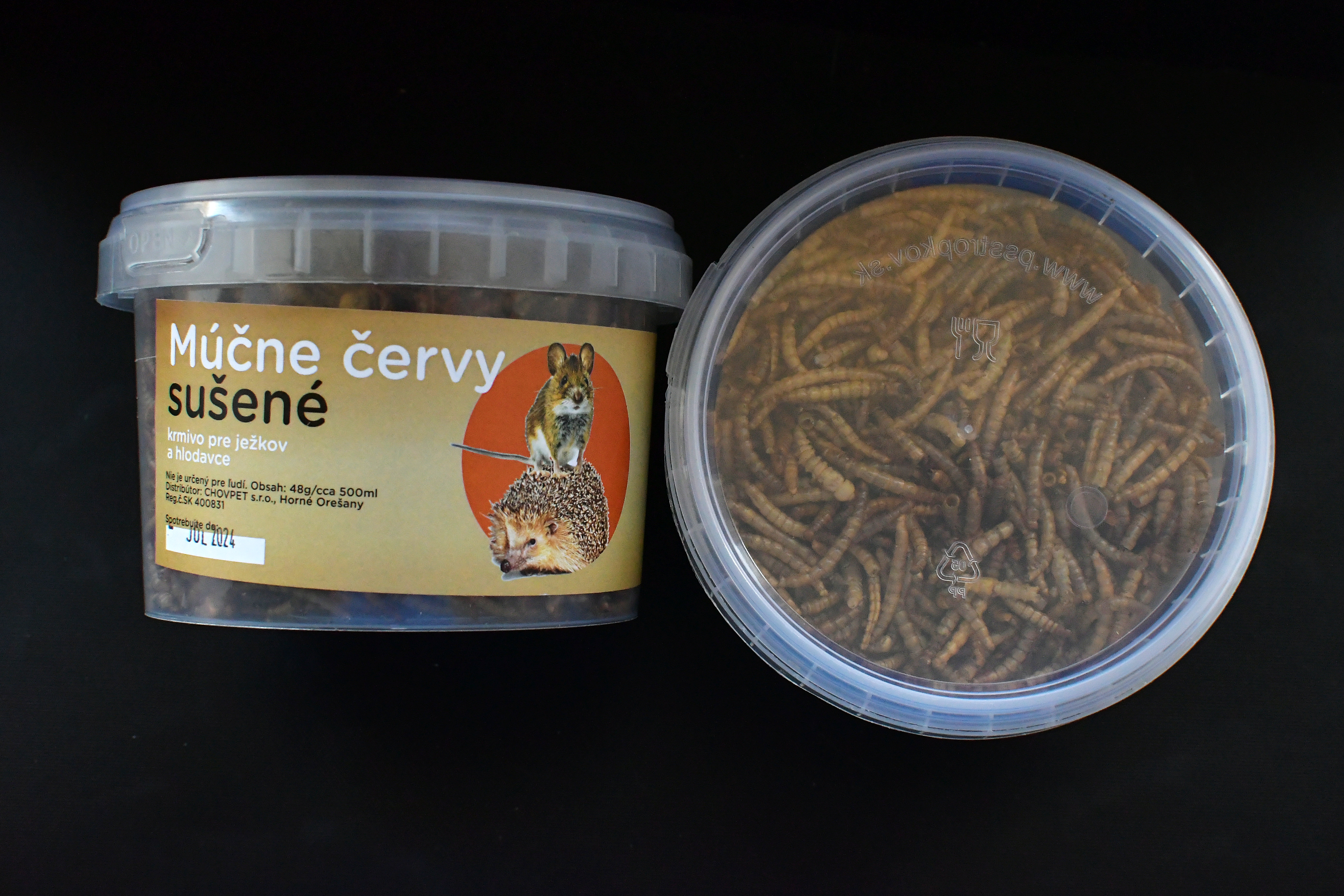 Ch.Múčne červy 80g/cca 500ml                                                                                                                                                                                                                                 