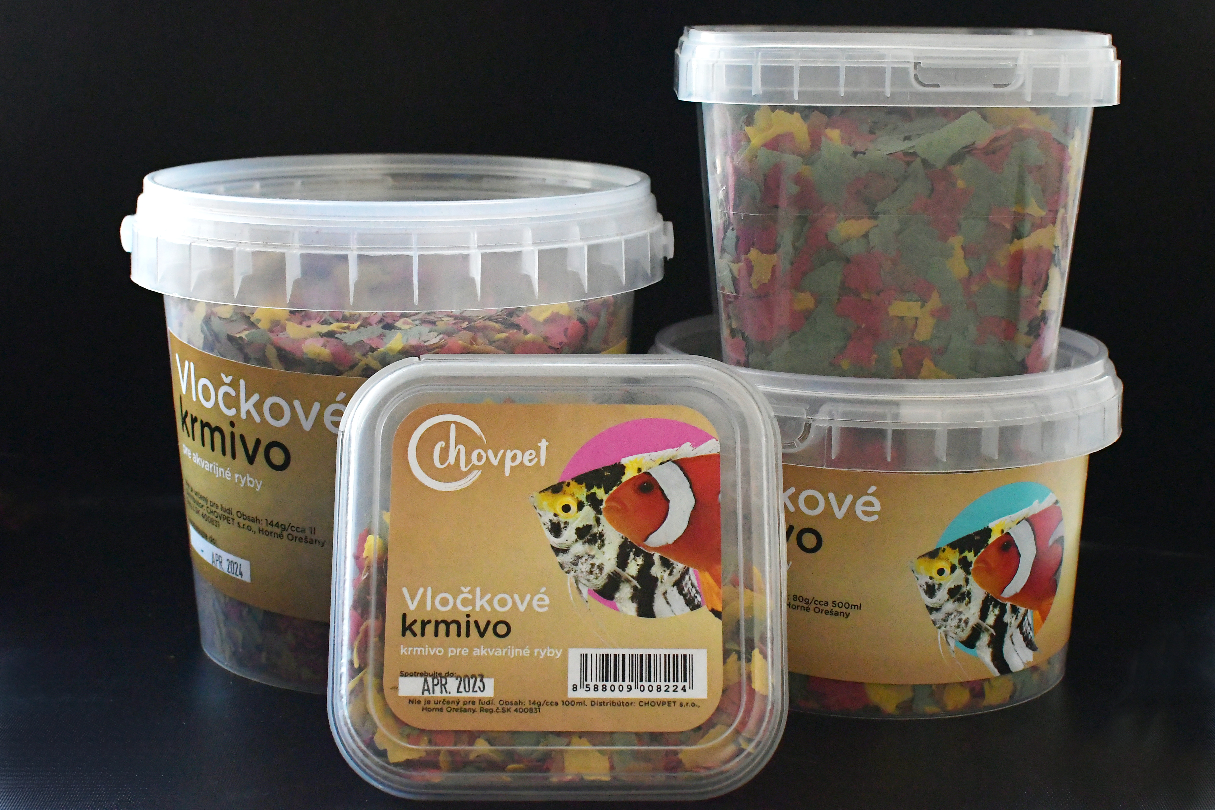 Ch.Vločky pre rybičky 144g/ cca1l                                                                                                                                                                                                                             