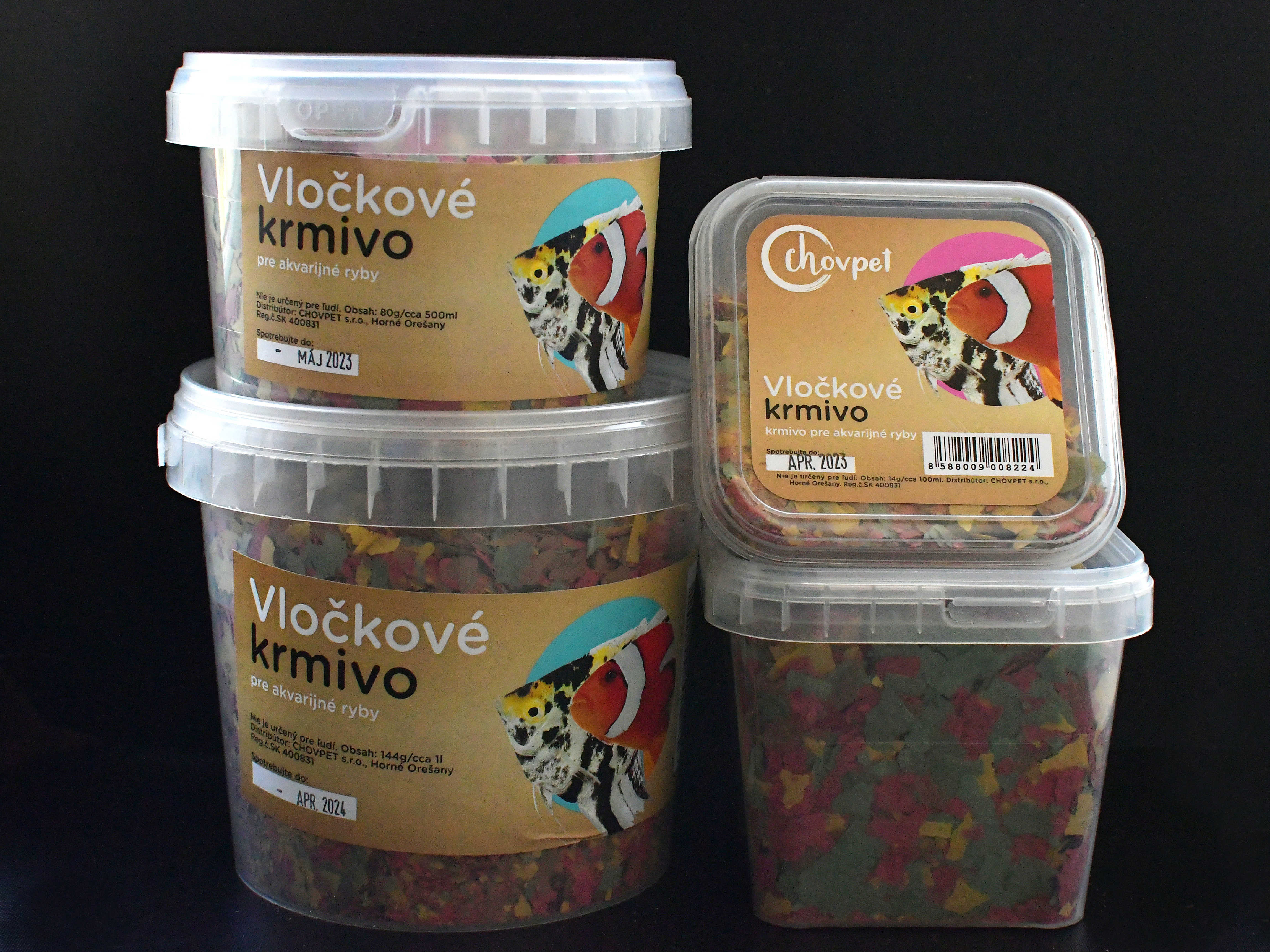 Ch.Vločky pre rybičky 80g/cca 500ml                                                                                                                                                                                                                           