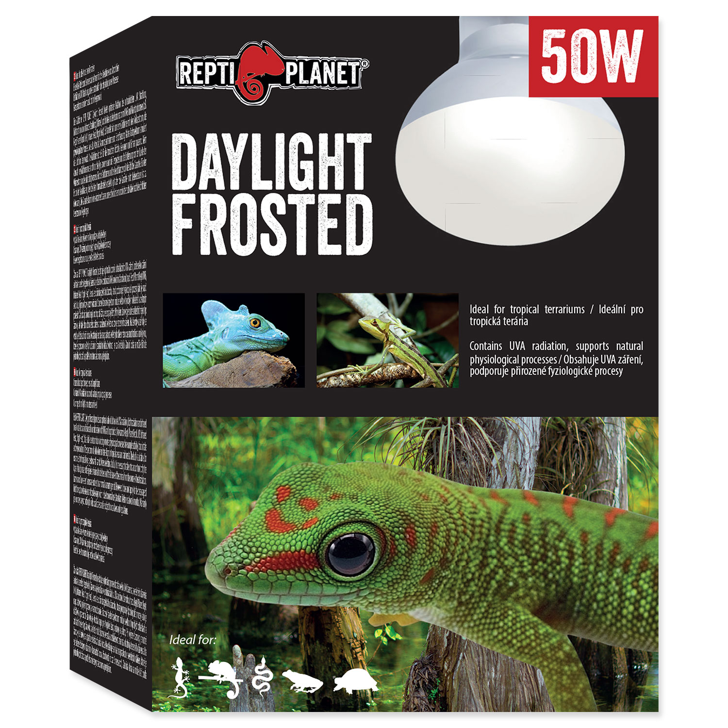 Žiarovka REPTI PLANET Daylight Frosted 50W