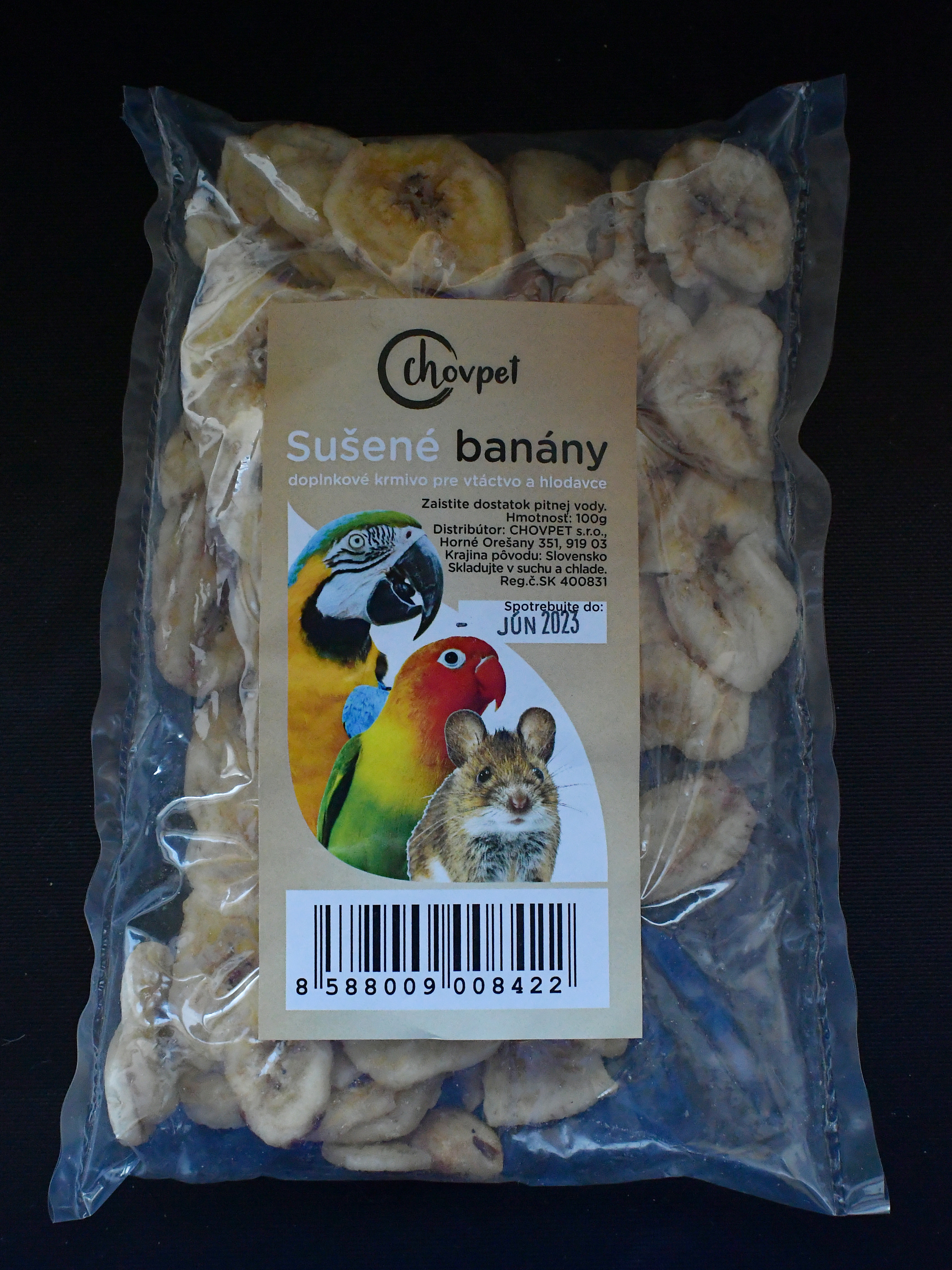 Ch.sušené banány 100g                                                                                                                                                                                                                                        