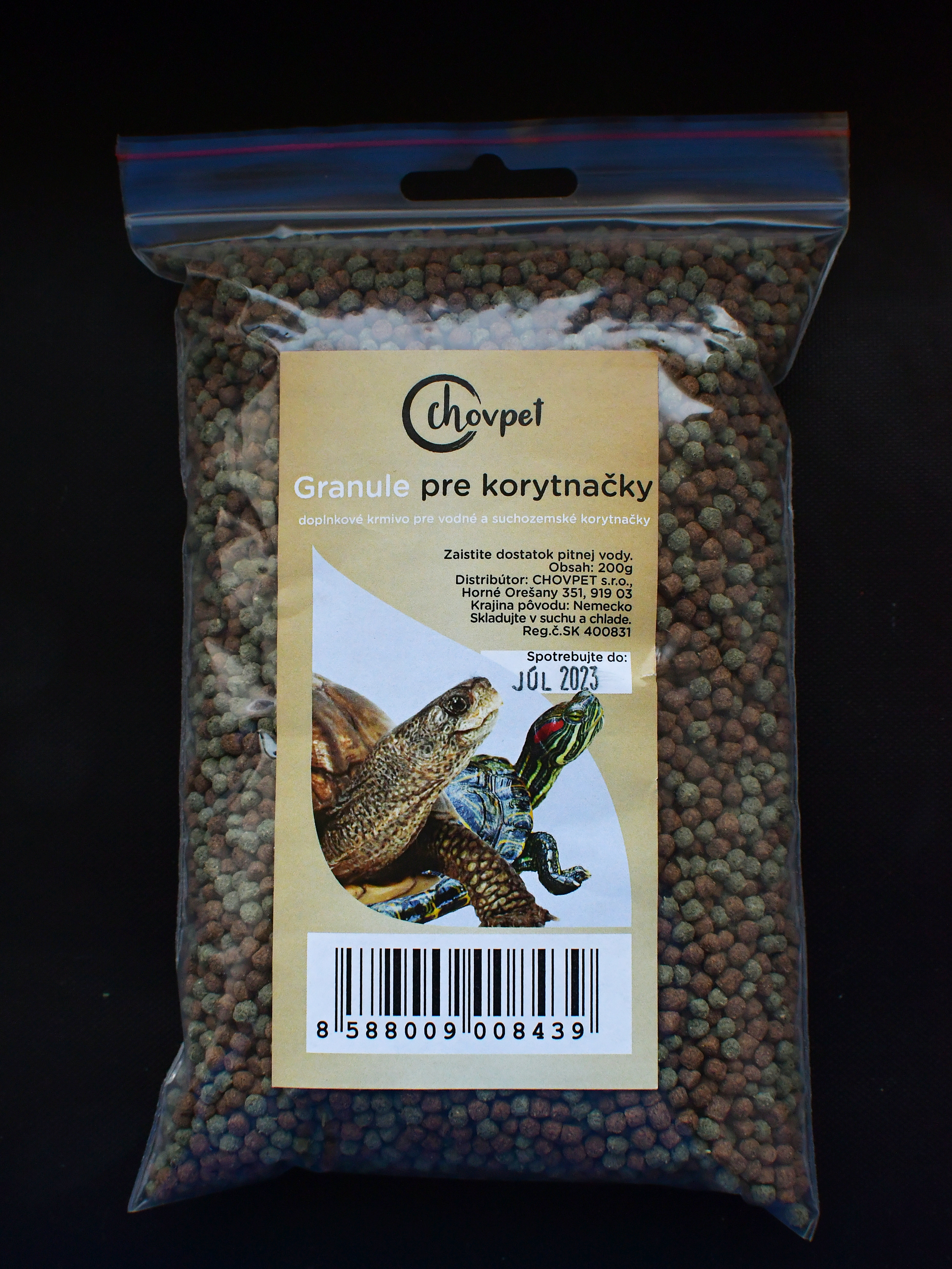 Ch.granule pre korytnačky 200g                                                                                                                                                                                                                                 