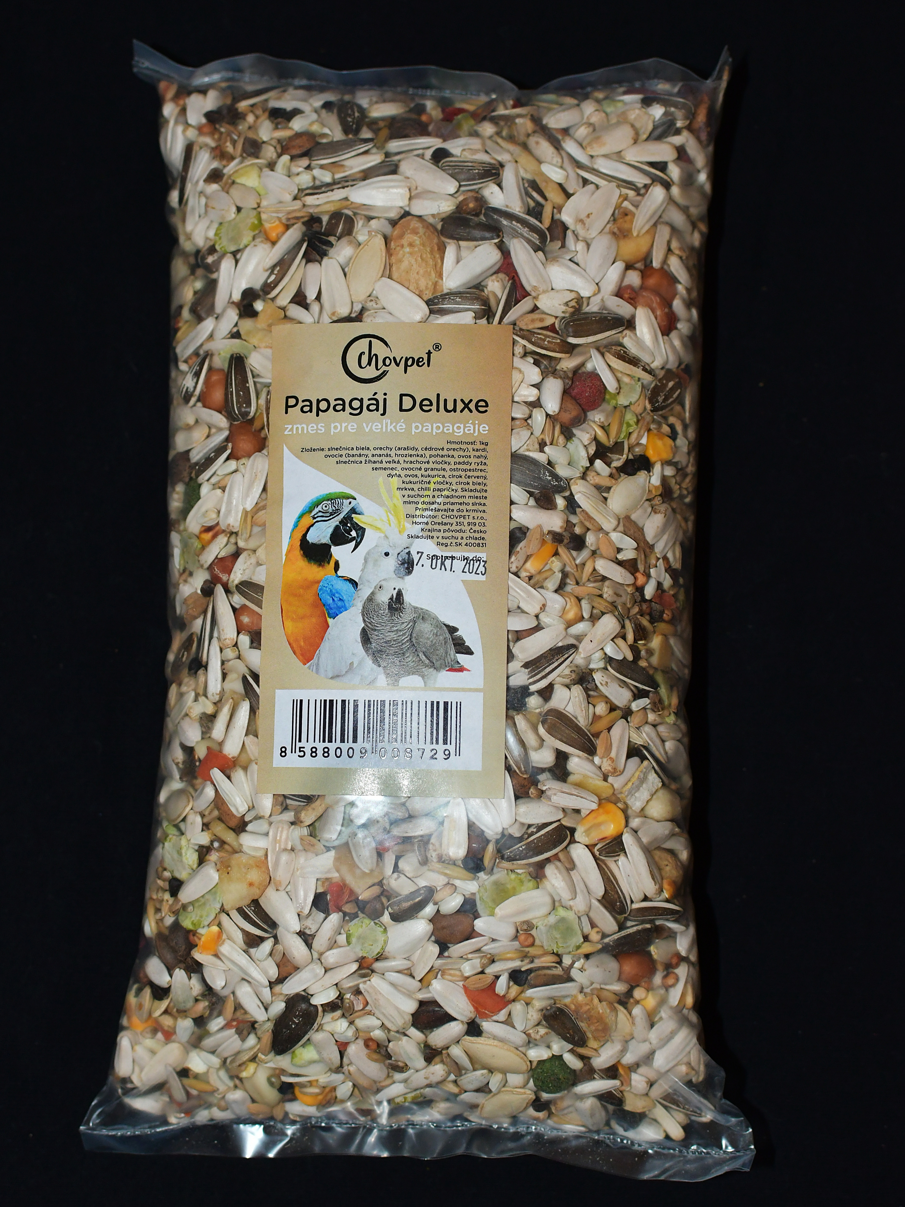 Ch.Veľký papagáj delux 1kg                                                                                                                                                                                                                                   