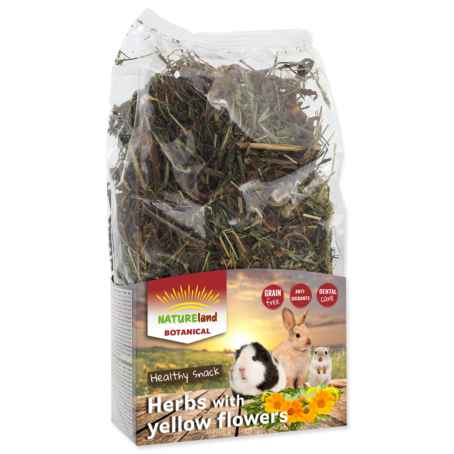 Bylinky NATURE LAND Botanical so žltými kvetmi 100g                                                                                                                                                                                                           