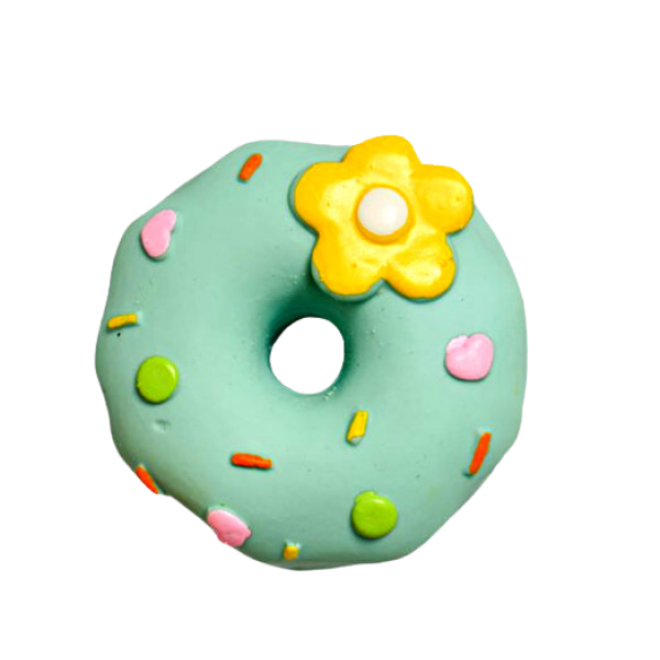 Hračka latexova mini donuts Mix so zvukom, 6 cm                                                                                                                                                                                                                