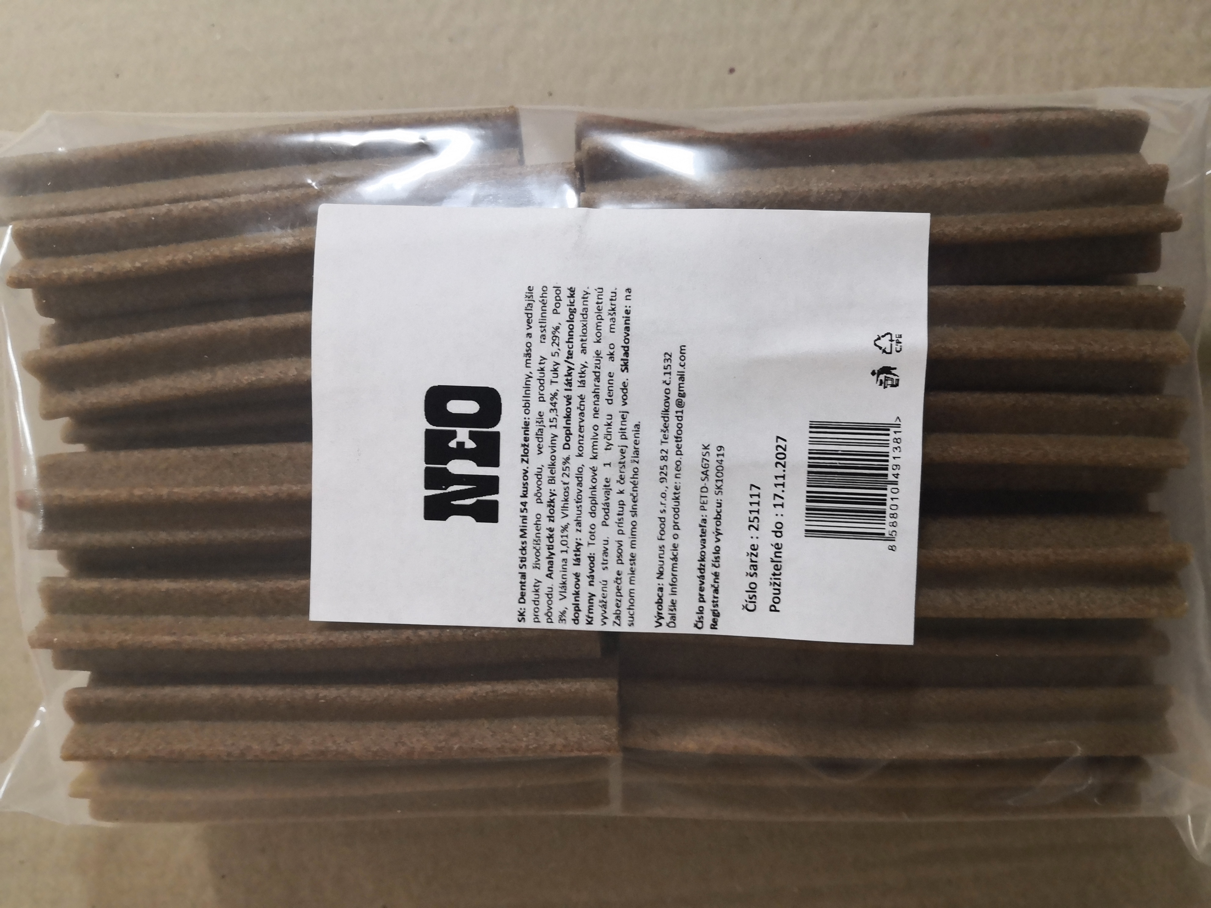 NEO Dental sticks Mini   54ks                                                                                                                                                                                                                                  