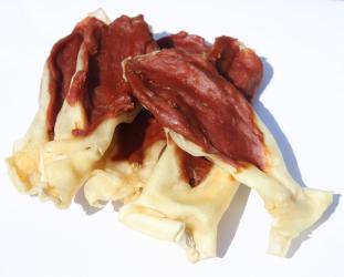 Králičie uši s kačacím mäsom 250g                                                                                                                                                                                                                         