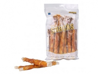 Magnum Chicken roll on Rawhide stick 500g T