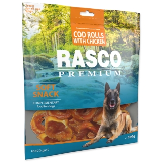 Rasco treska rolky+kuracie mäso  500g P