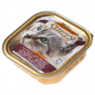 Vanička MISTER STUZZY Cat pre sterilizované  kuracia 100g P
