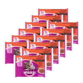 WHISKAS kapsička klasický výber v šťave 4x85g Z