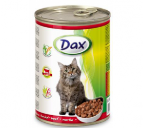 DAX konz. mačka hov.415g (24ks/bal)