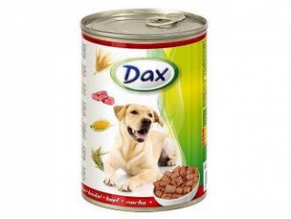 Dax pes kúsky hovädzie 415g (24ks/bal)